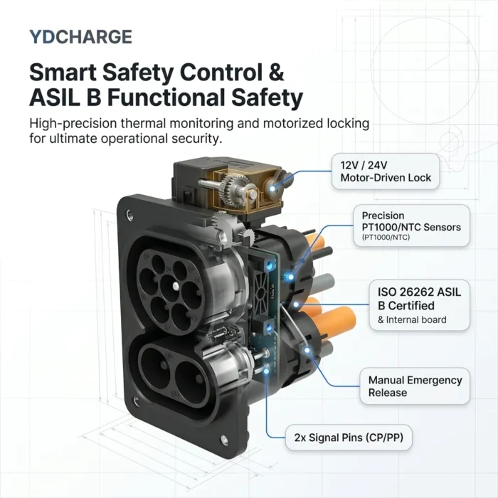 IEC CCS2 Vehicle Charging Inlet | CCS Type 2 Socket for EV SKD/CKD ...