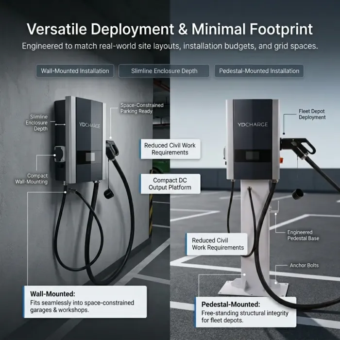 YDCHARGE Compact DC Charging Station | 7 kW to 40 kW OEM/ODM DC EV ...
